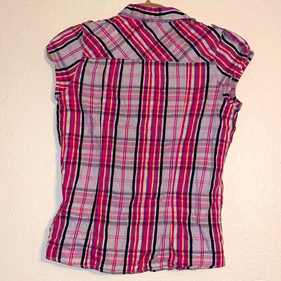 ✨OP•Plaid Button up Shirt•Size 14/16✨ - Picture 2 of 5